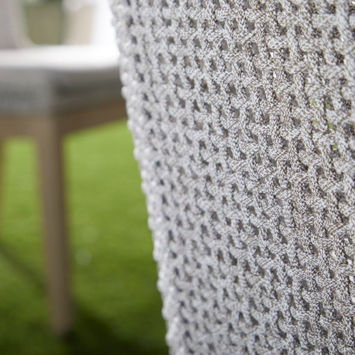 Modern European furniture - White Rope Outdoor Dining Chairs (2) - www.oroa.com | Oroa.com