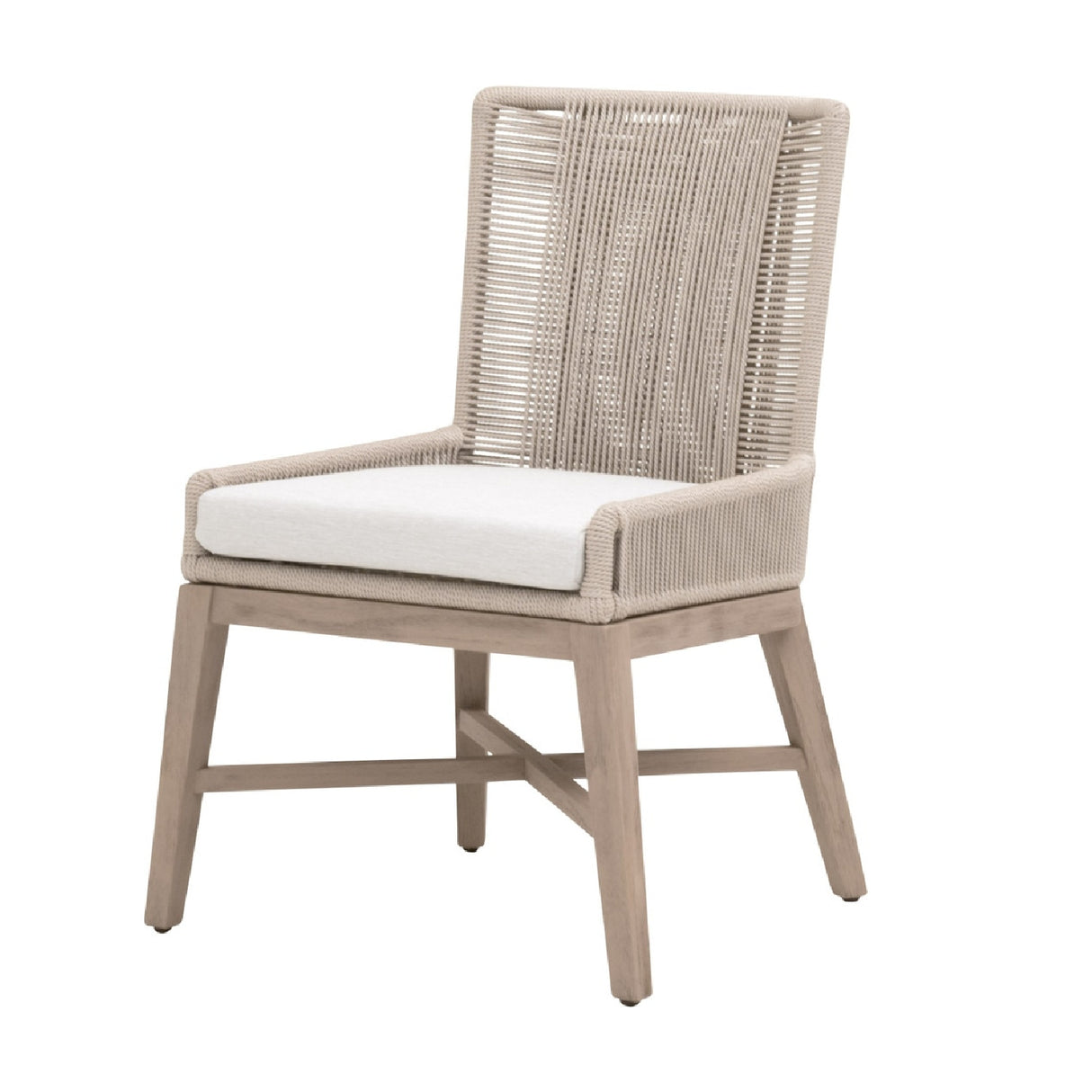 Modern European furniture - Beige Rope Outdoor Dining Chairs (2) - www.oroa.com | Oroa.com