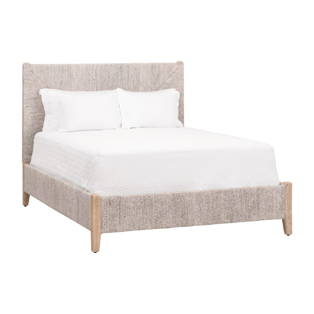 Modern European furniture - Abaca Rope California King Bed - www.oroa.com | Oroa.com