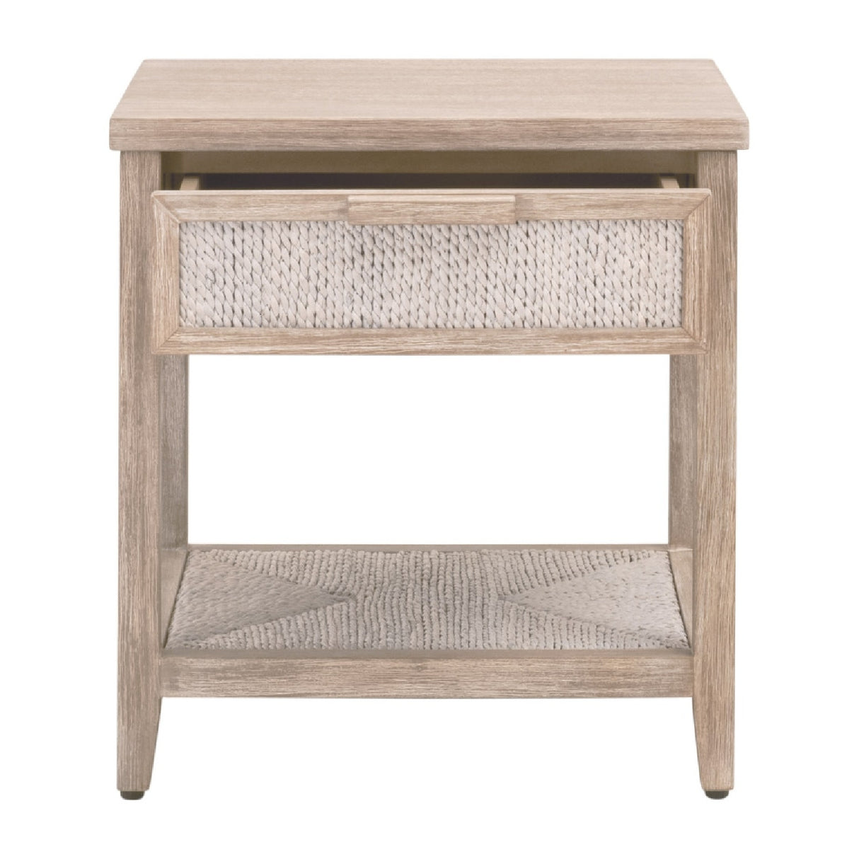 Modern European furniture - Gray Mahogany 1-Drawer Nightstand - www.oroa.com | Oroa.com