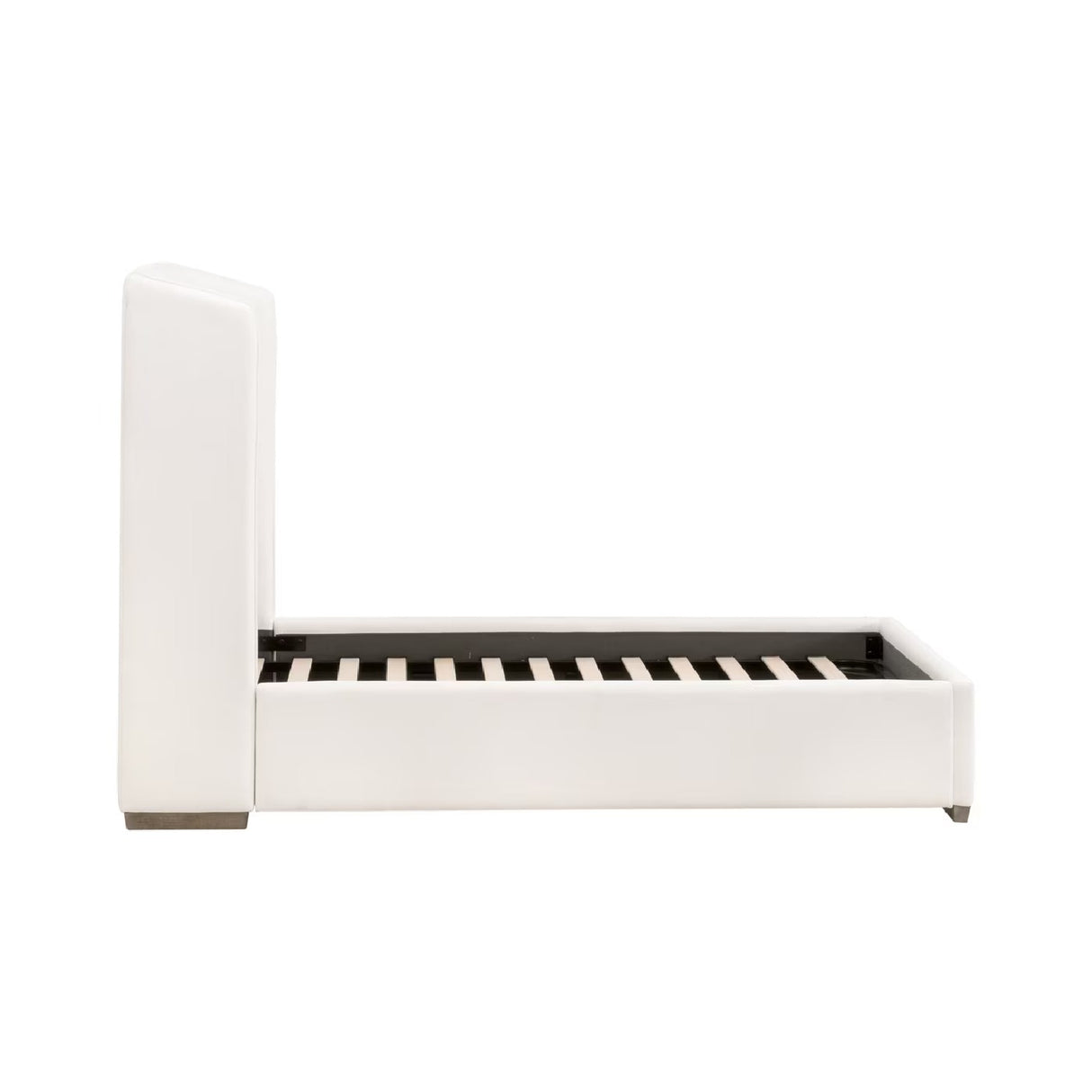 White Upholstered Twin Bed | Oroa.com
