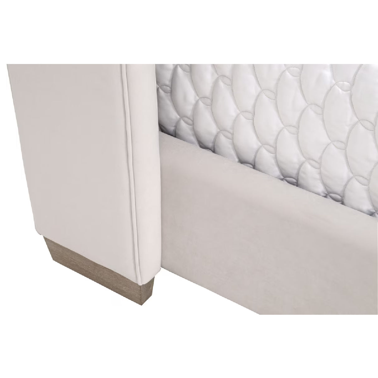 Modern European furniture - Velvet Channeled Queen Bed - www.oroa.com | Oroa.com