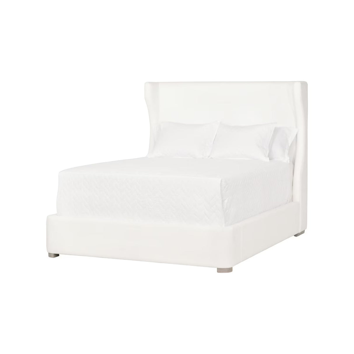 Wing-Shaped Headboard Queen Bed | Oroa.com