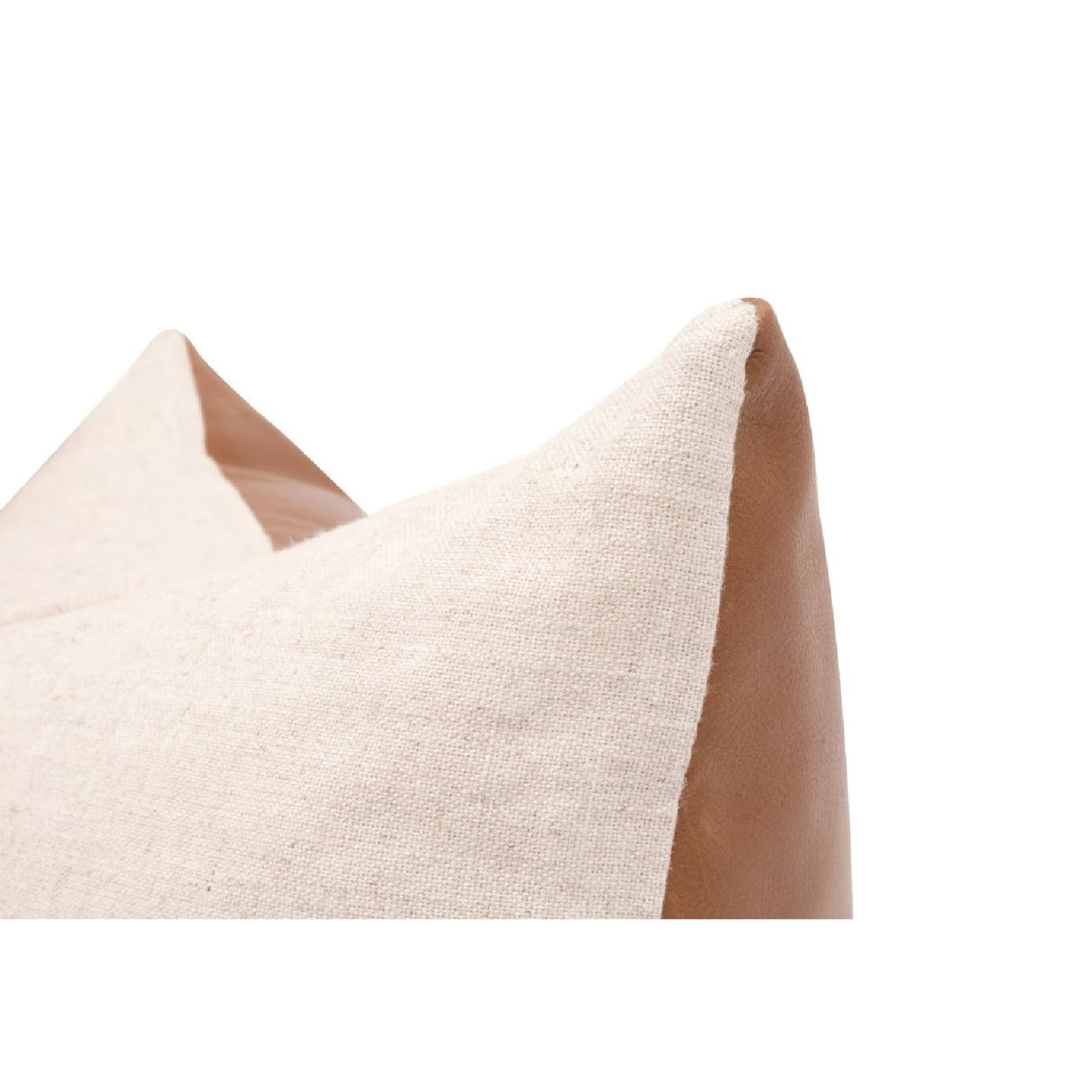 Brown Leather Pillows (2) | Oroa.com