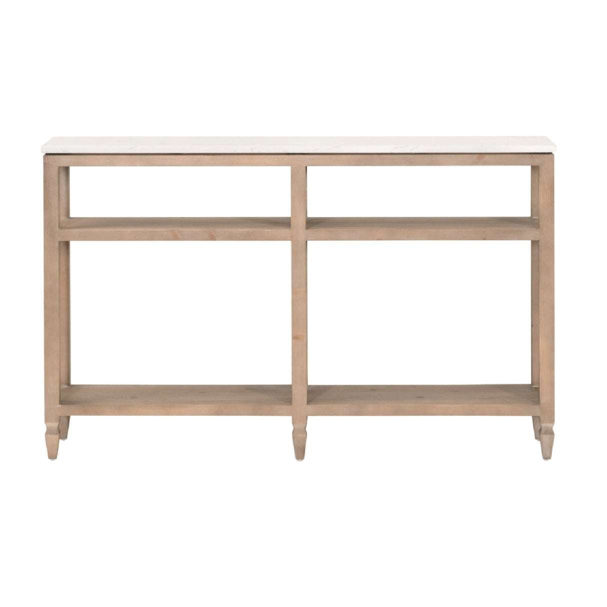 White Quartz Top Console Table | Oroa.com
