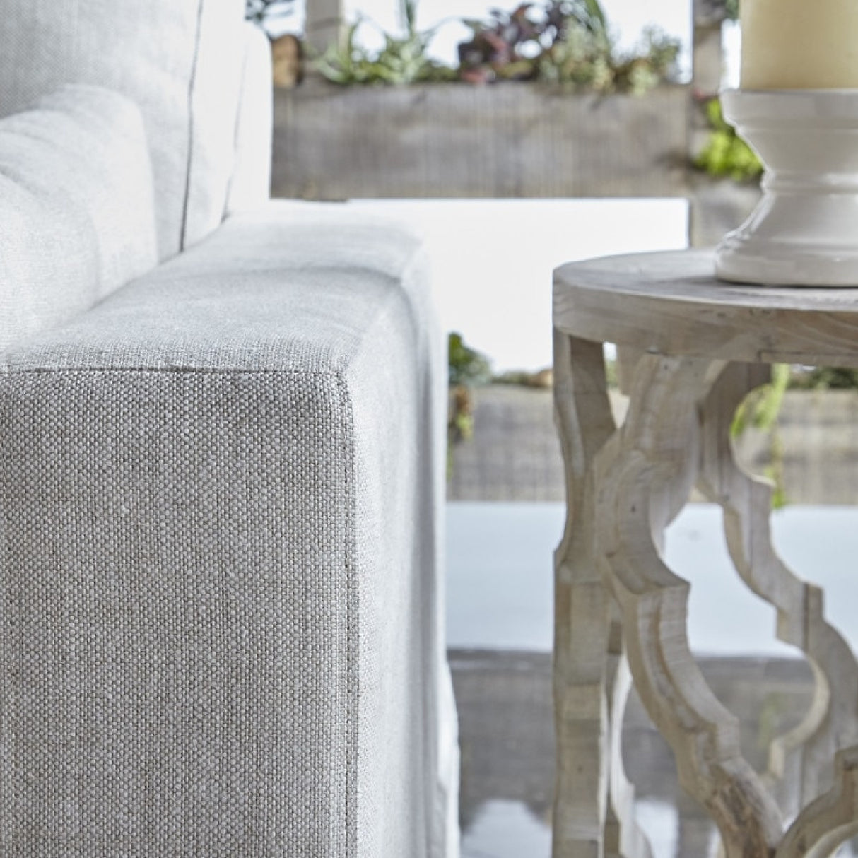 Elm Openwork End Table | Oroa.com