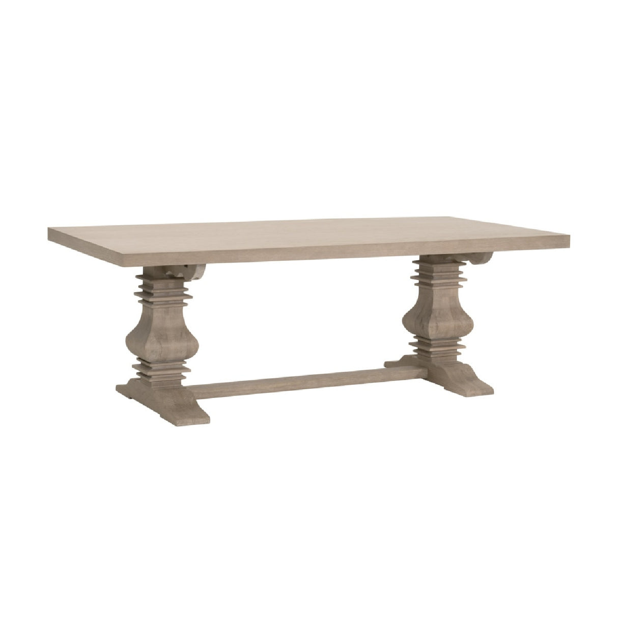 Extendable Gray Oak Dining Table | Oroa.com