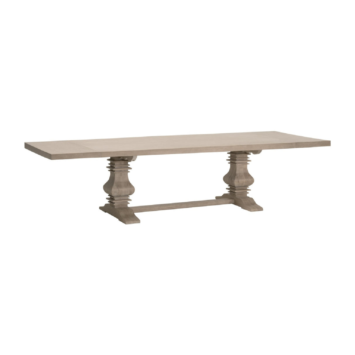 Extendable Gray Oak Dining Table | Oroa.com