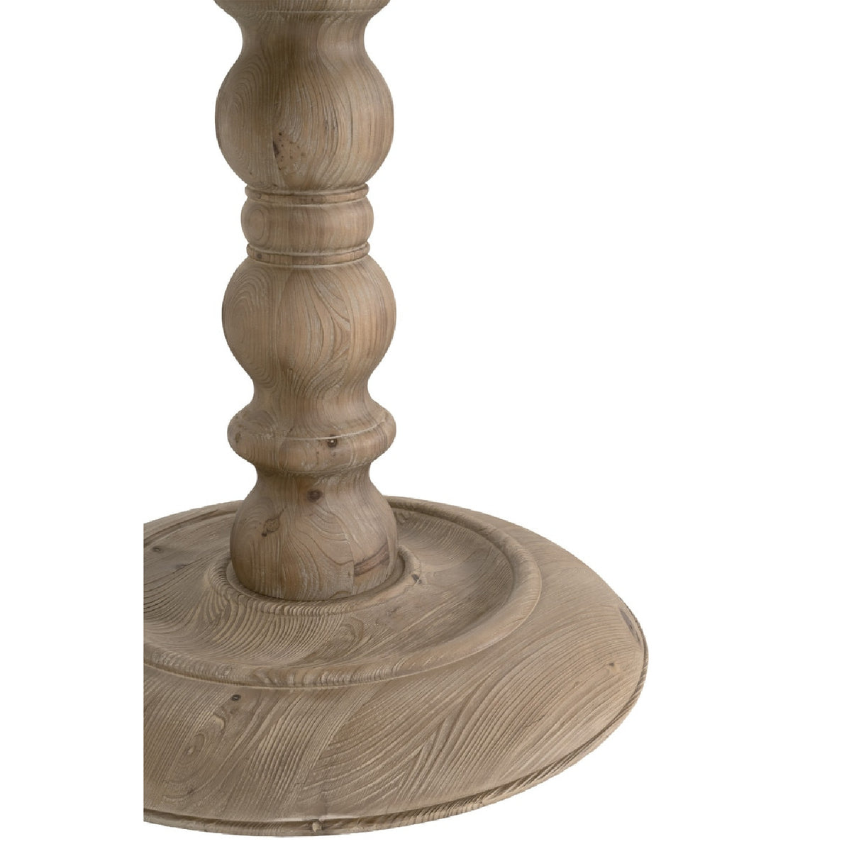 Gray Pine Round Dining Table | Oroa.com