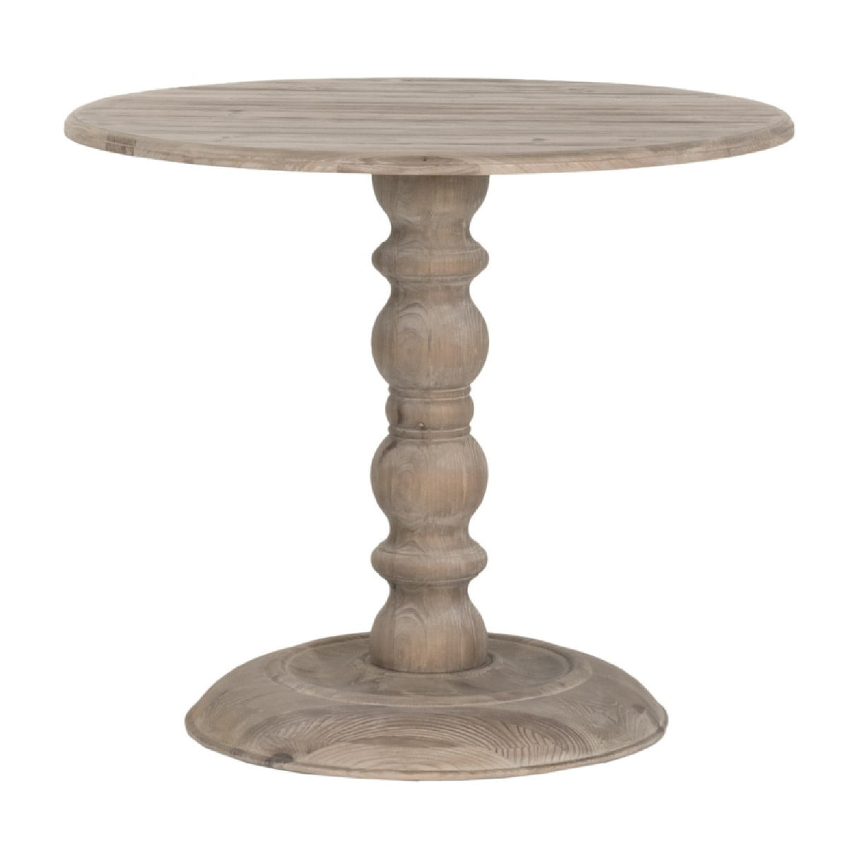 Gray Pine Round Dining Table | Oroa.com