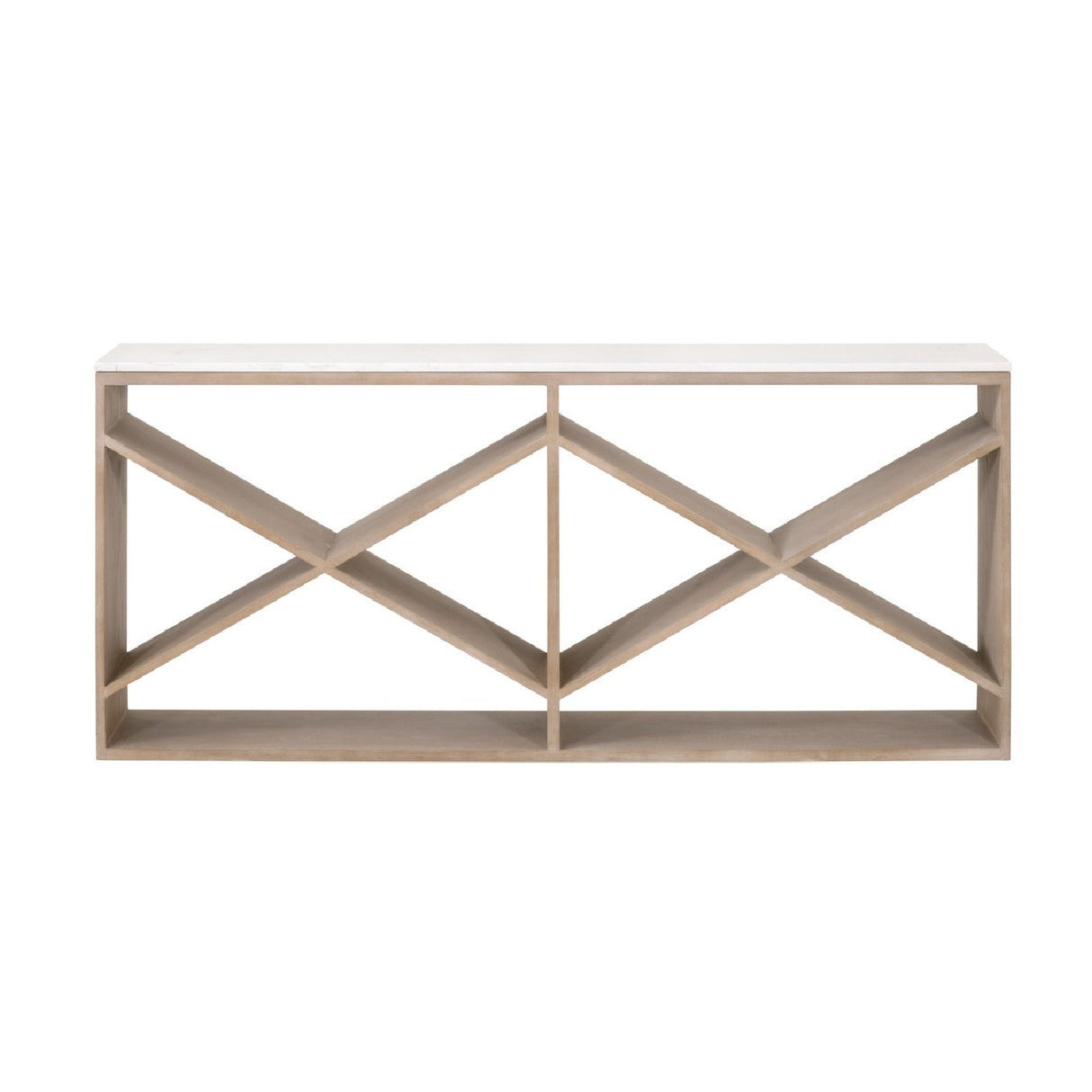 Crisscross Oak Console Table | Oroa.com