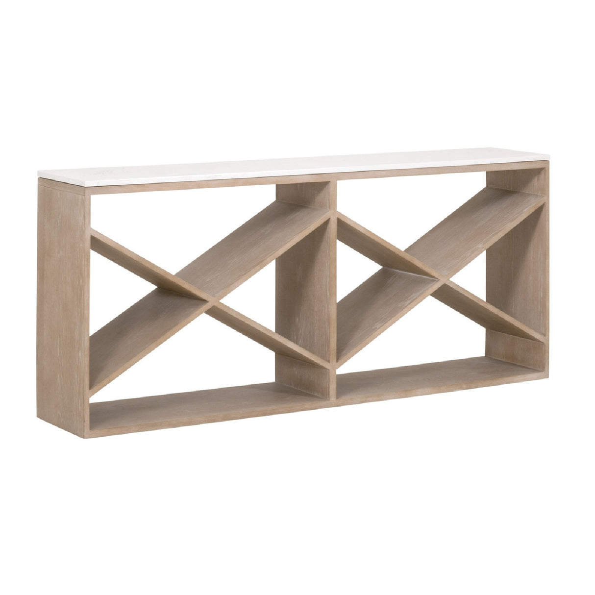 Crisscross Oak Console Table | Oroa.com