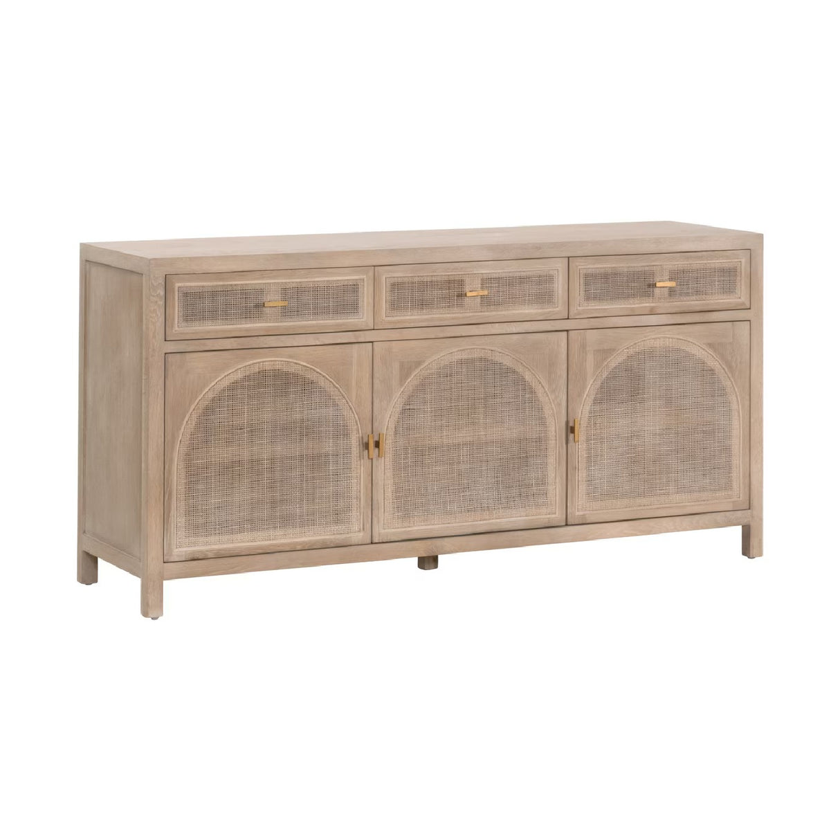 Smoked Gray Oak Media Sideboard | Oroa.com