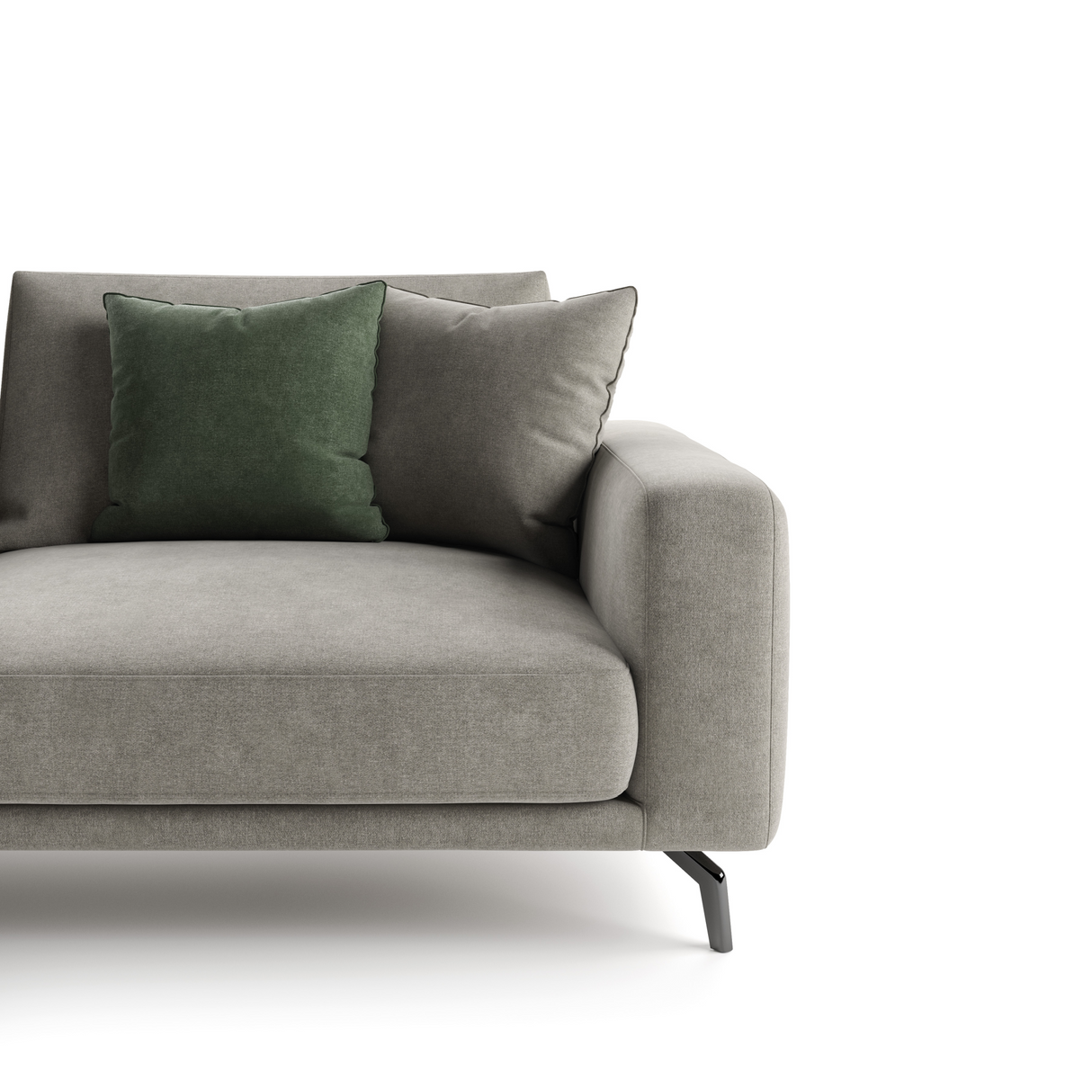 Wood Structure Upholstered Sofa | Oroa.com