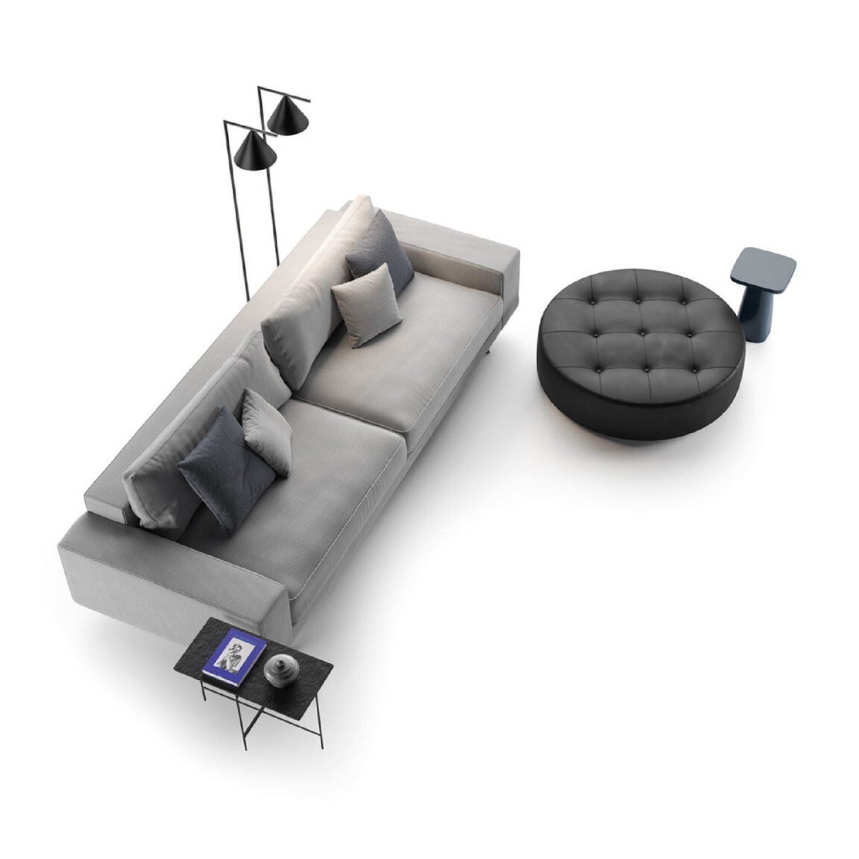 Splayed Leg Sofa | Oroa.com