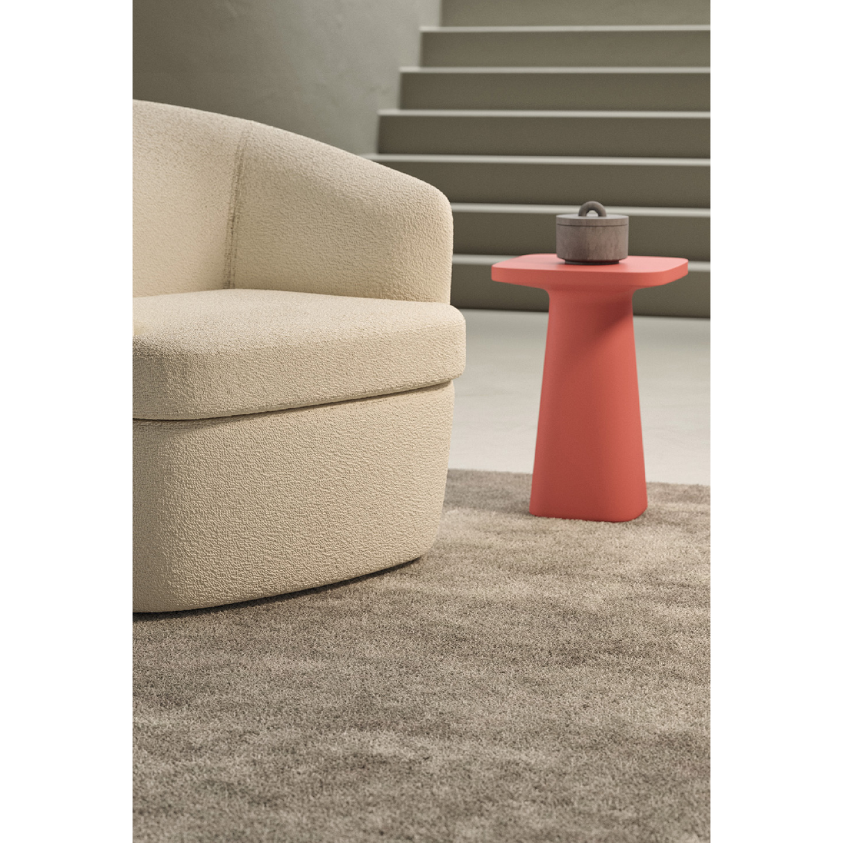Lacquered Wood Side Table | Oroa.com
