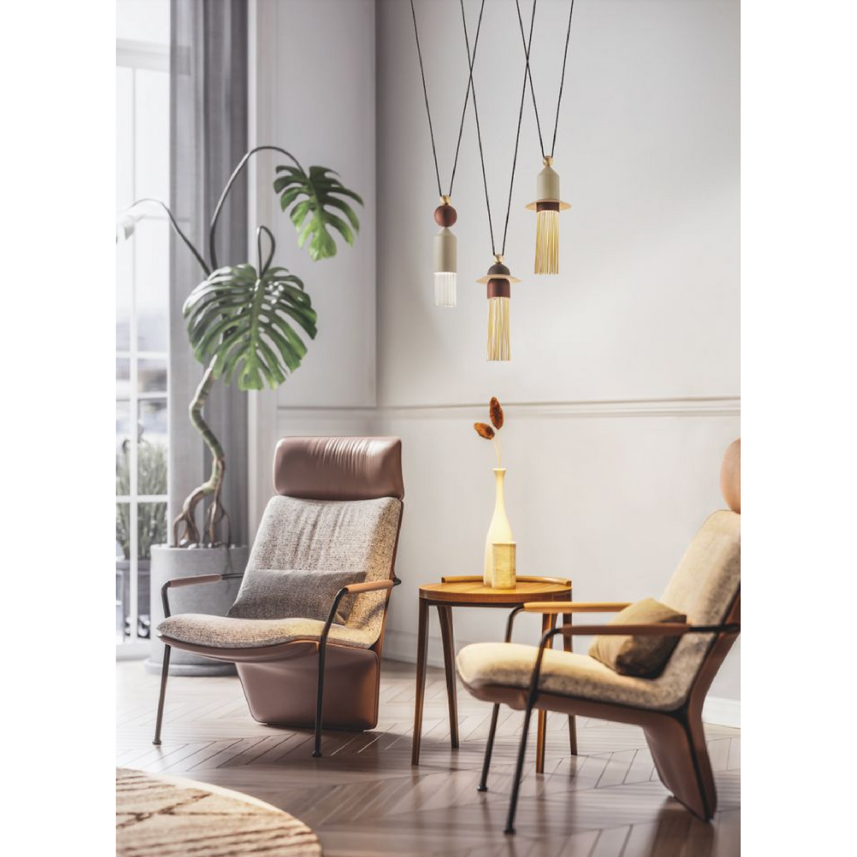 Geometrical Hanging Lamp Set (3) | Oroa.com