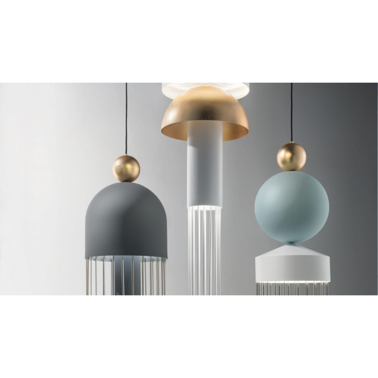 3-Light Glass Chandelier S | Oroa.com