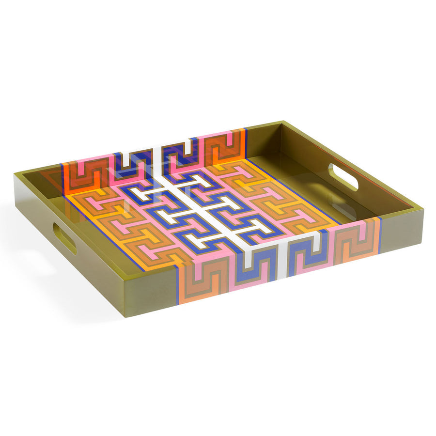 Patterned Lacquer Tray | Oroa.com