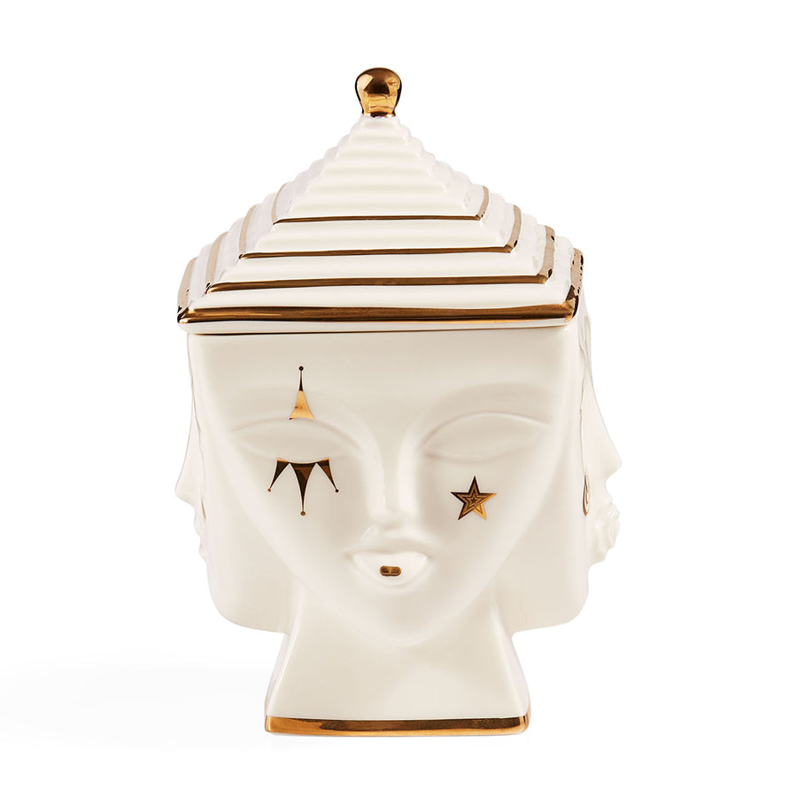 Porcelain Face Gilded Box | Oroa.com