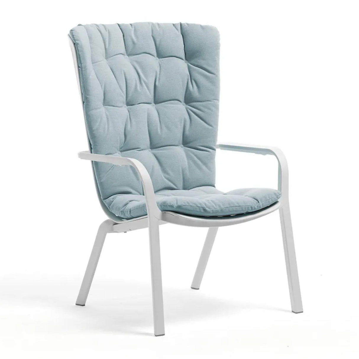 Square Perforated Reclining Outdoor Armchair | Oroa.com