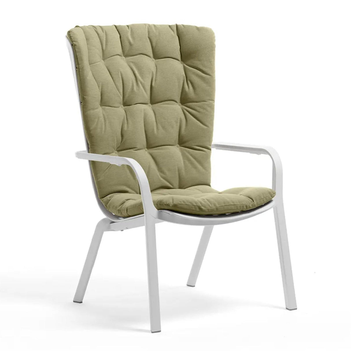 Square Perforated Reclining Outdoor Armchair | Oroa.com