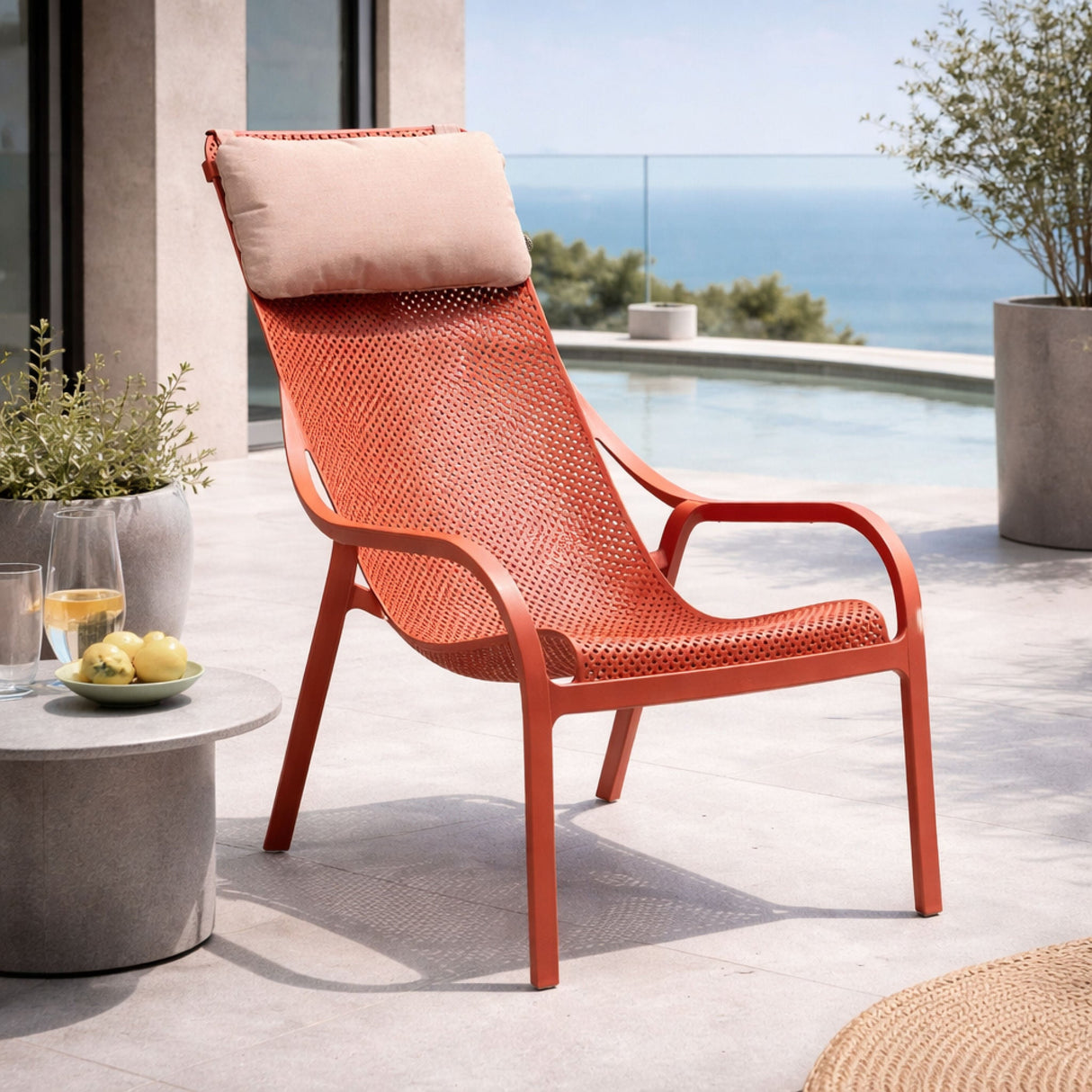 Perforated Outdoor Lounge Chair | Oroa.com