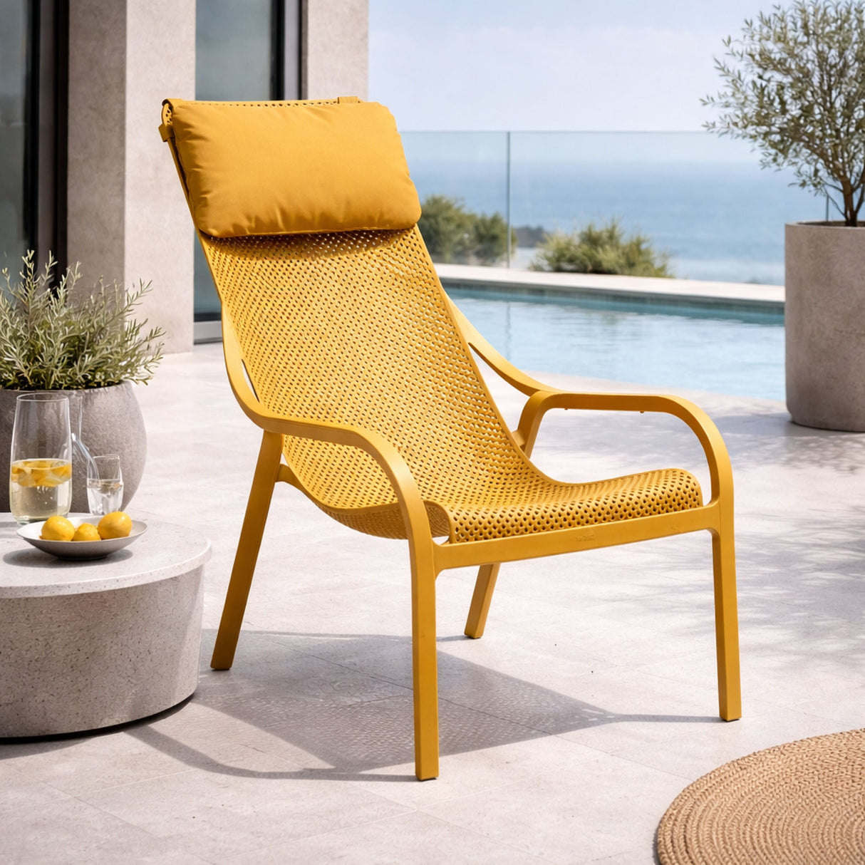 Perforated Outdoor Lounge Chair | Oroa.com