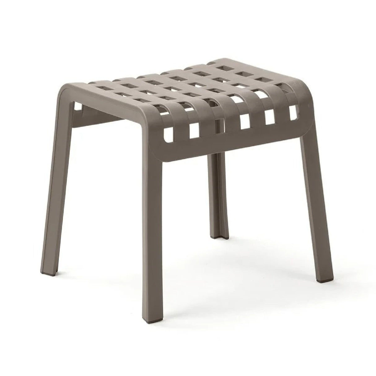 Square Perforated Outdoor Footstool | Oroa.com