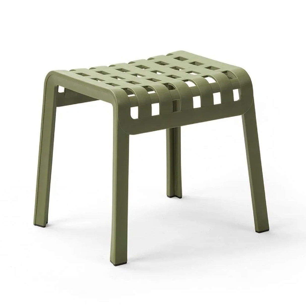 Square Perforated Outdoor Footstool | Oroa.com