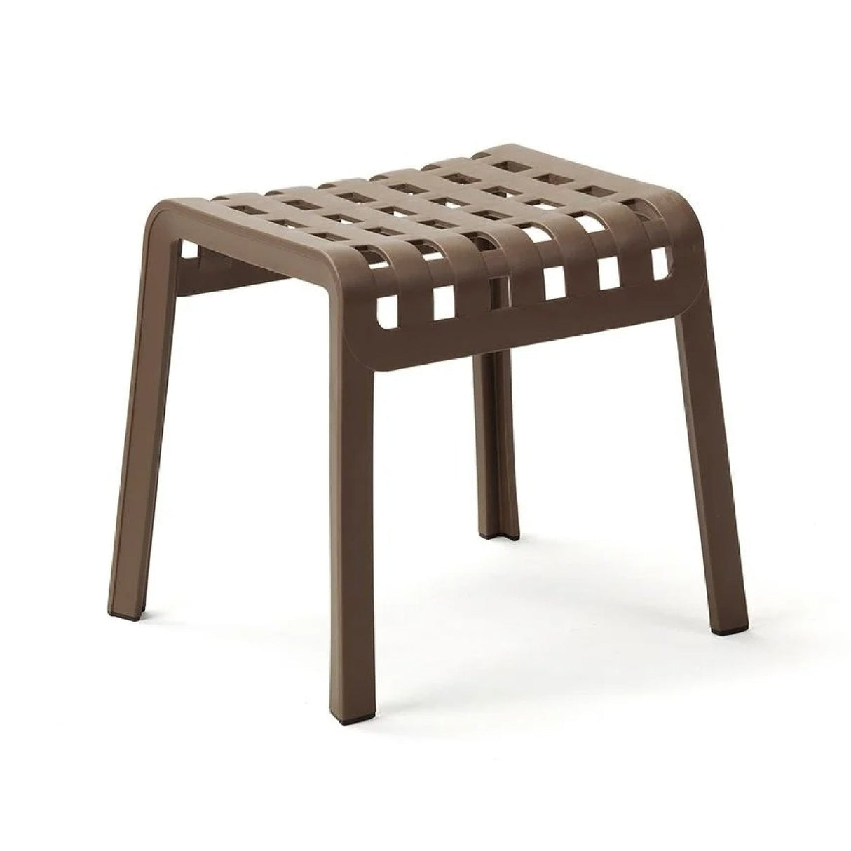 Square Perforated Outdoor Footstool | Oroa.com