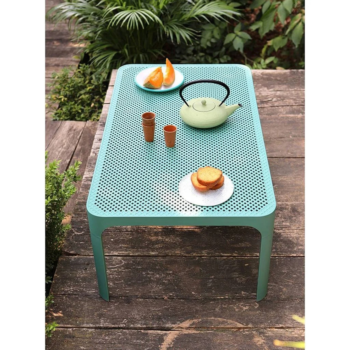 Outdoor Perforated Rectangular Coffee Table | Oroa.com