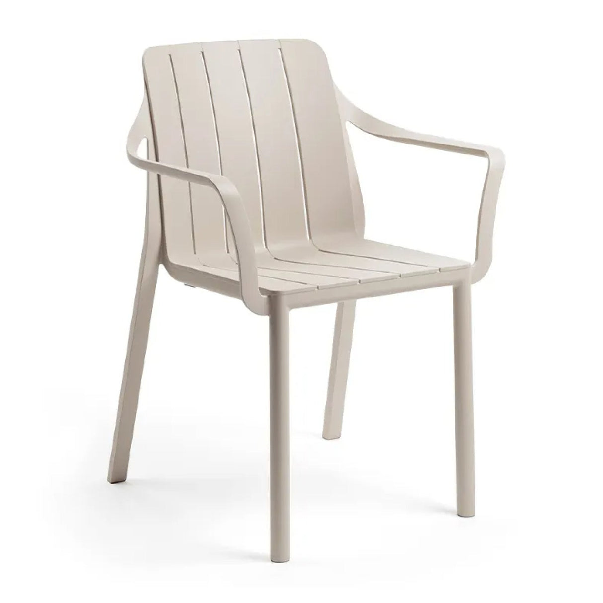 Slatted Outdoor Monobloc Armchair | Oroa.com