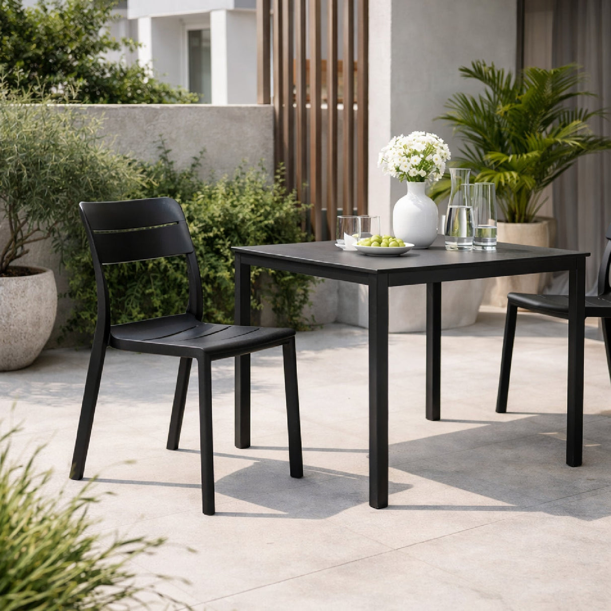 Fiberglass Outdoor Monobloc Dining Chair | Oroa.com