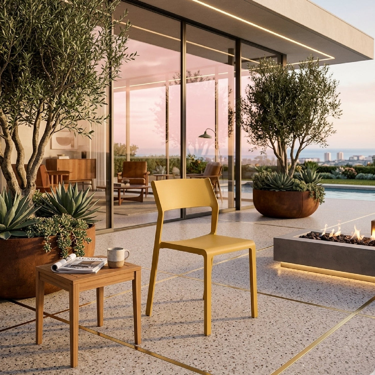 Open-back Outdoor Dining Chair | Oroa.com