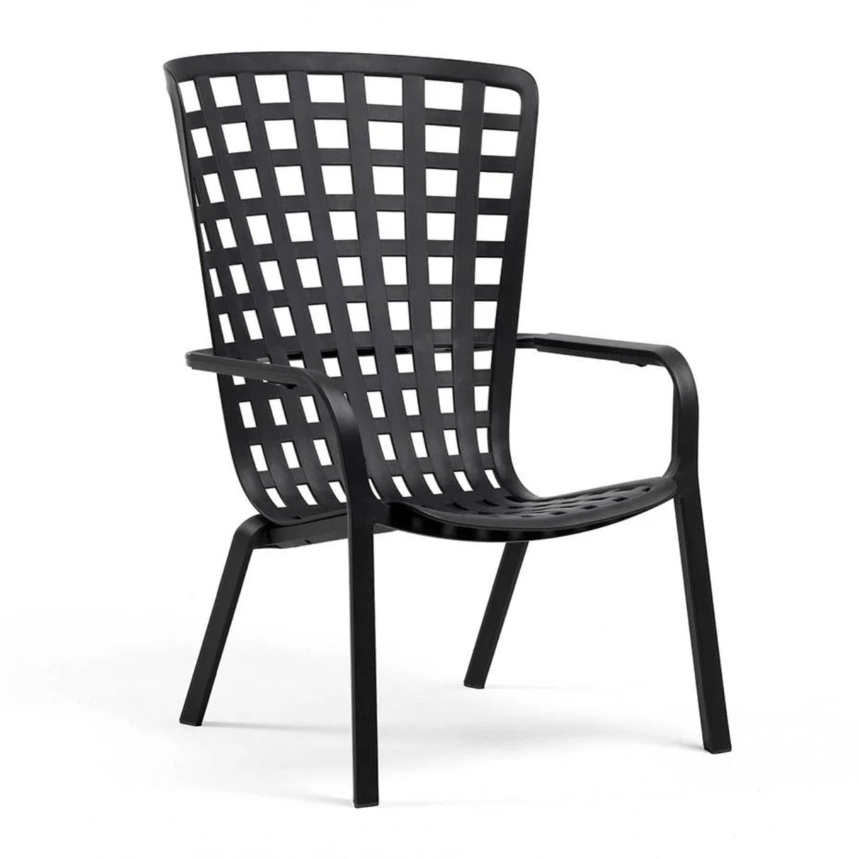 Square Perforated Reclining Outdoor Armchair | Oroa.com