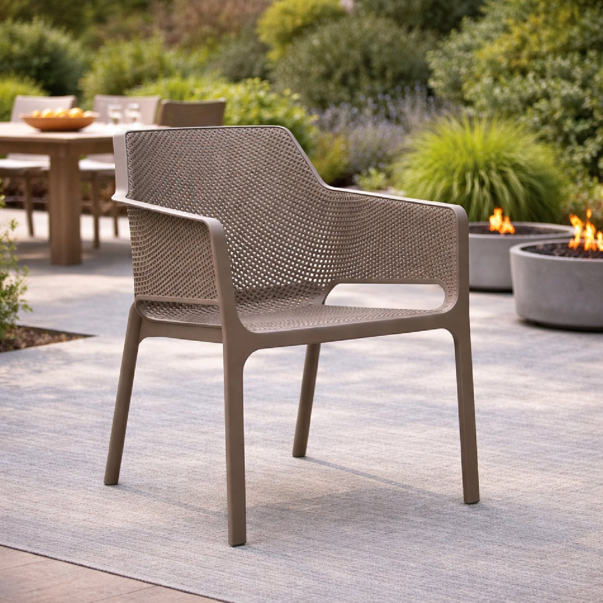 Outdoor Perforated Cushioned Armchair | Oroa.com