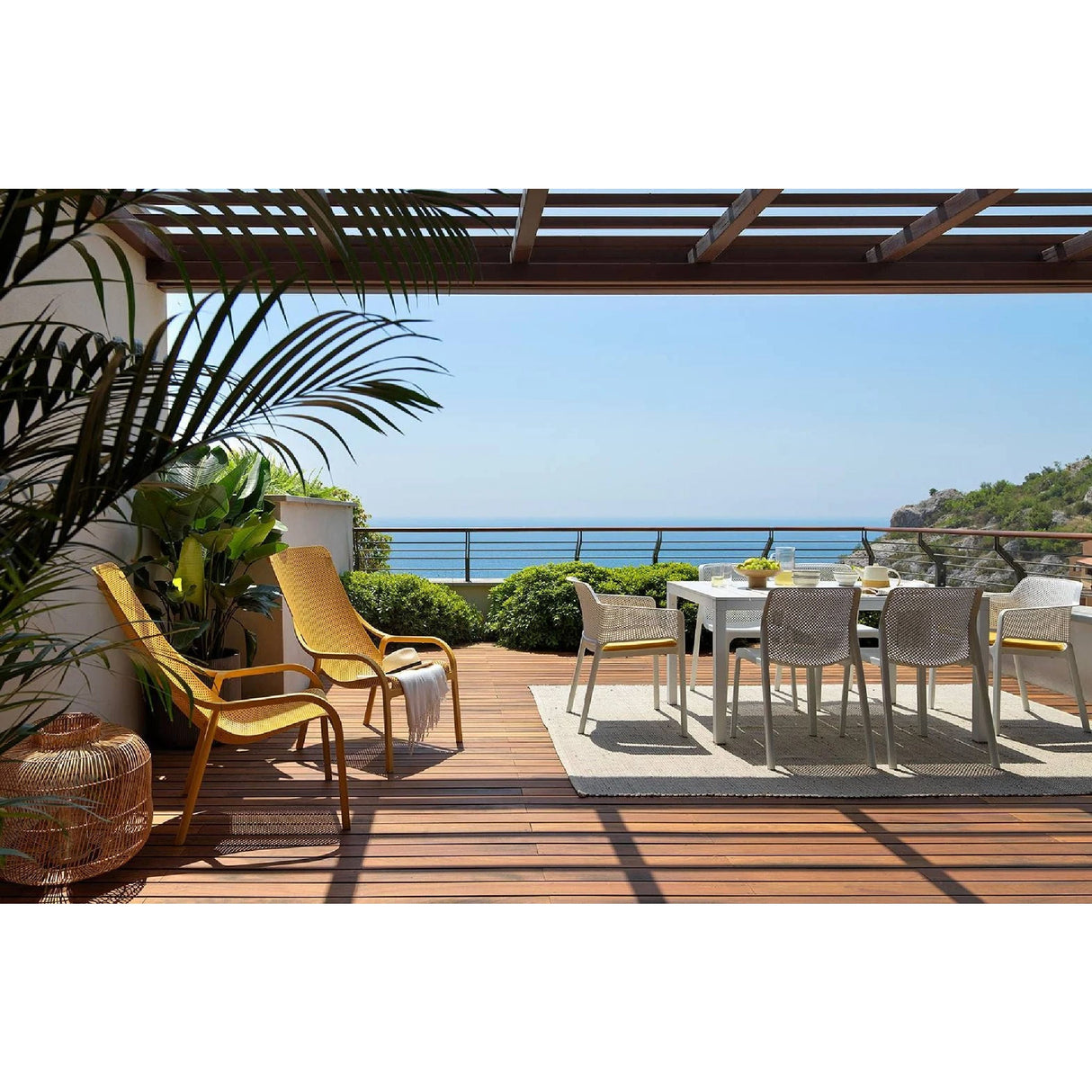 Perforated Outdoor Lounge Chair | Oroa.com