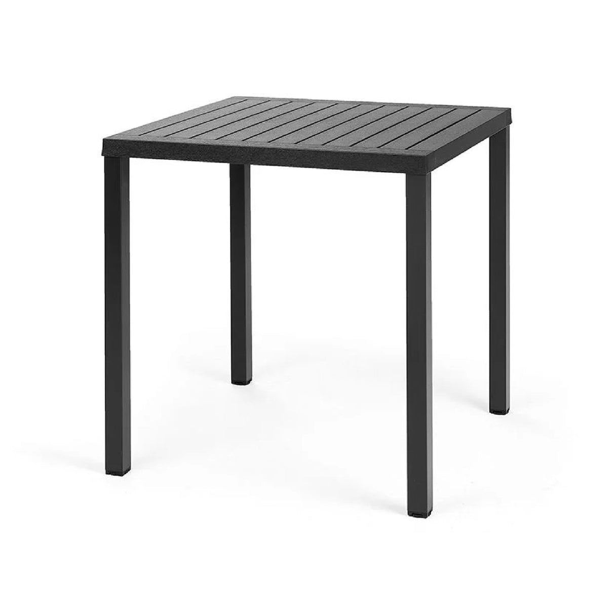 Square Slatted Outdoor Dining Table | Oroa.com
