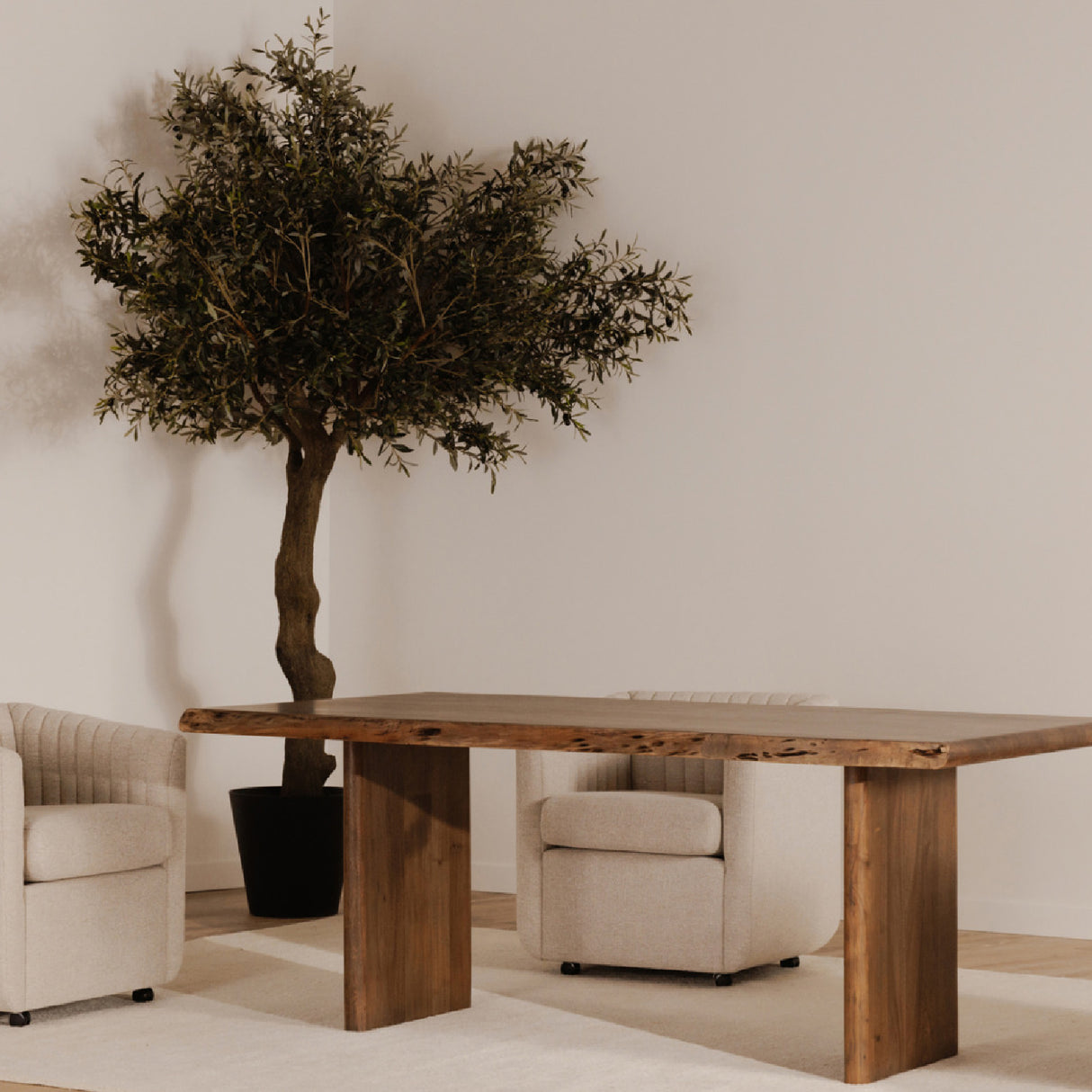 Modern European furniture - Acacia Wood Dining Table - www.oroa.com | Oroa.com