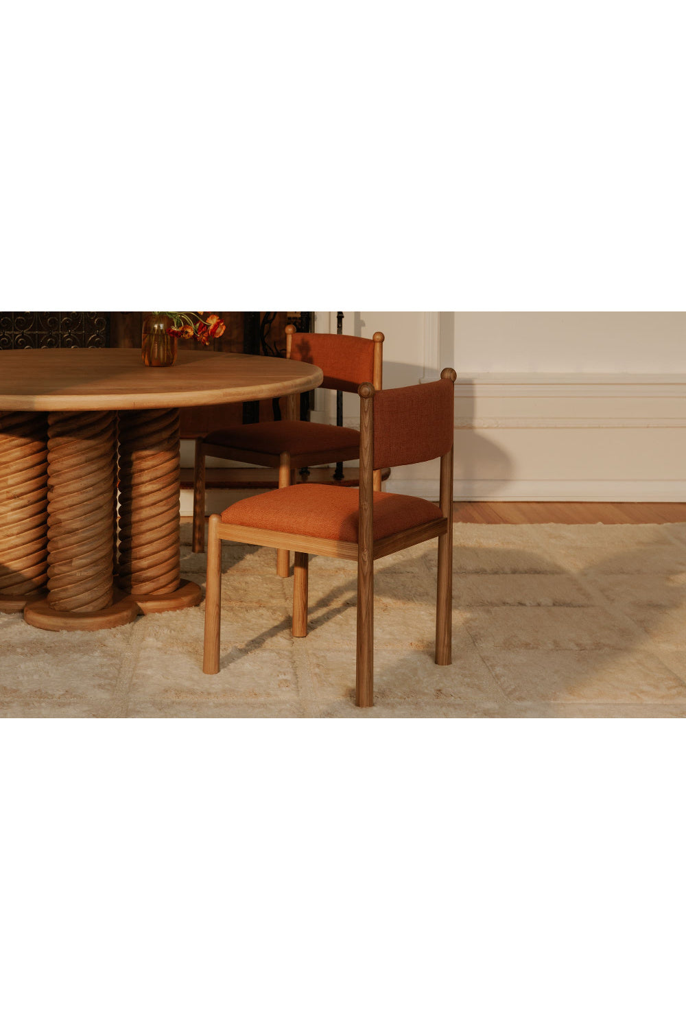 Modern European furniture - Oak Turned-Leg Dining Table - www.oroa.com | Oroa.com