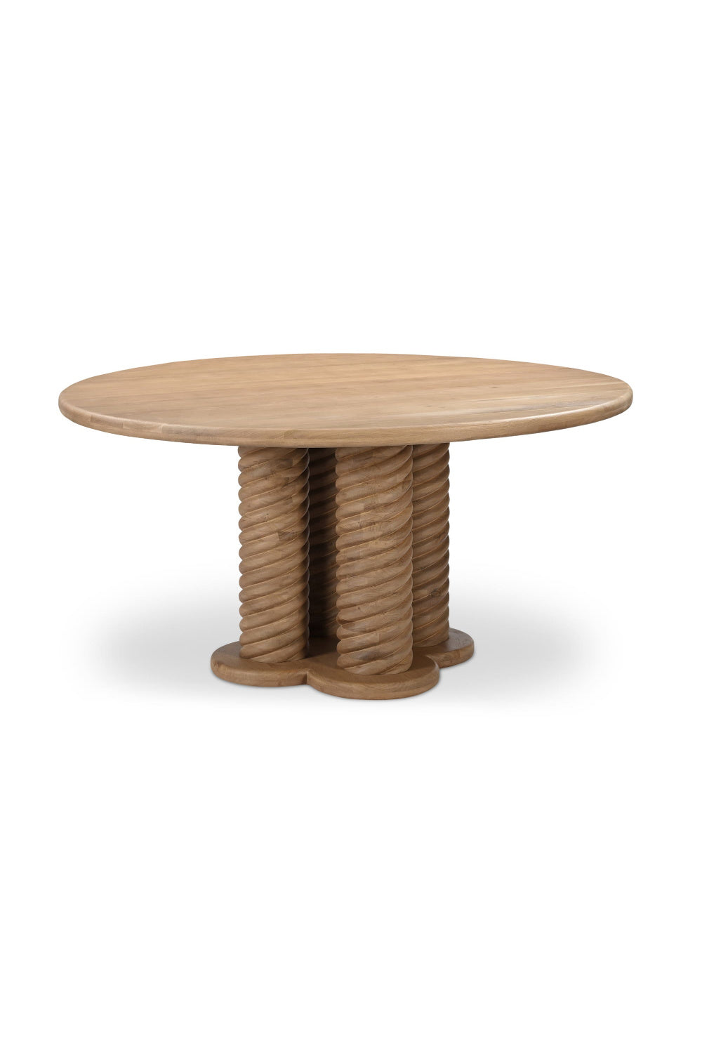 Modern European furniture - Oak Turned-Leg Dining Table - www.oroa.com | Oroa.com