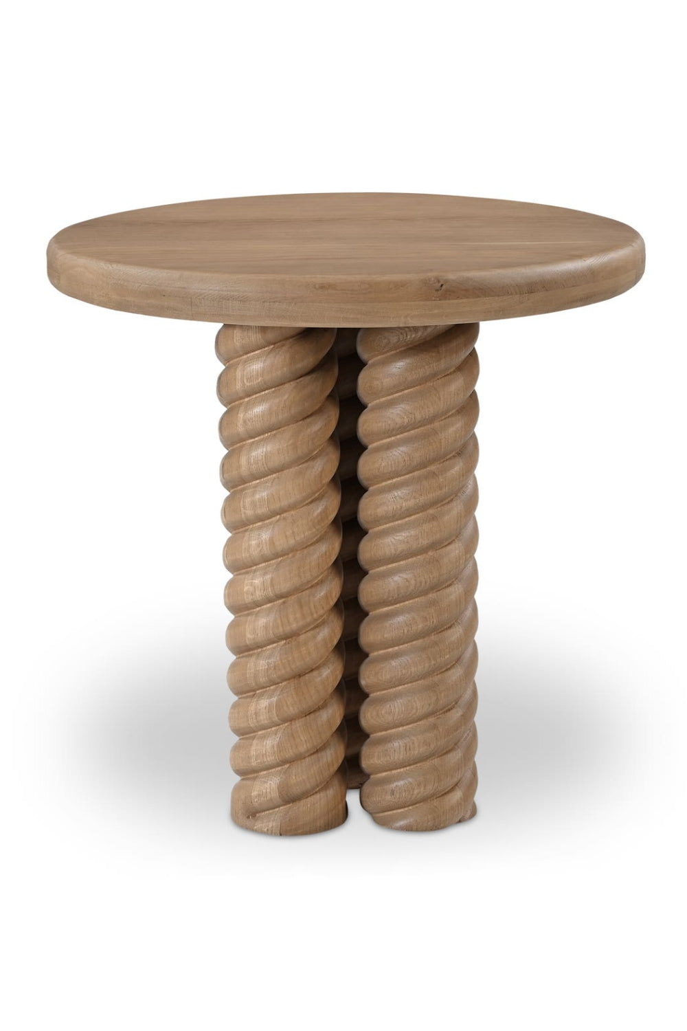 Modern European furniture - Oak Turned-Leg Side Table - www.oroa.com | Oroa.com