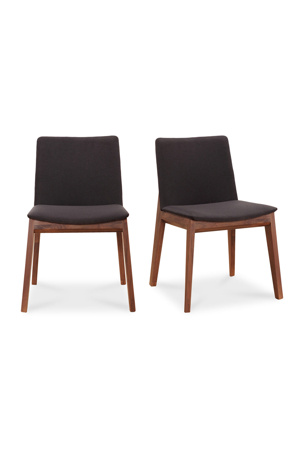 Modern European furniture - American Walnut Framed Dining Chairs (2) - www.oroa.com | Oroa.com