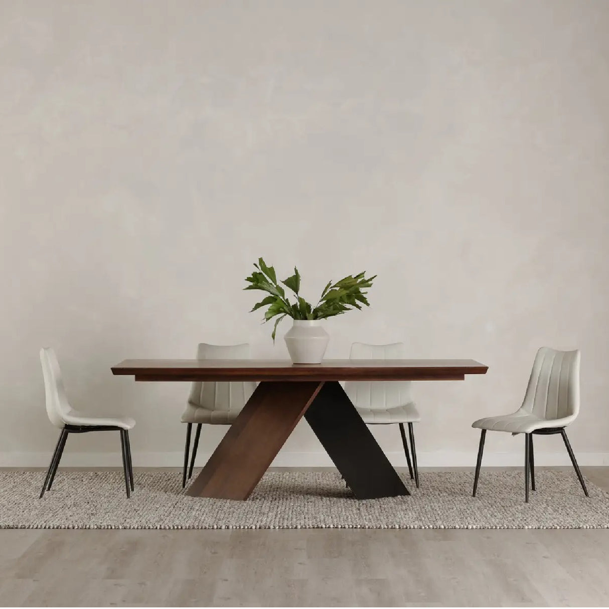 Modern European furniture - Solid Walnut Dining Table - www.oroa.com | Oroa.com