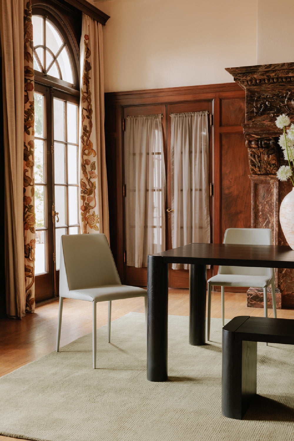 Modern European furniture - Black Oak Dining Table - www.oroa.com | Oroa.com