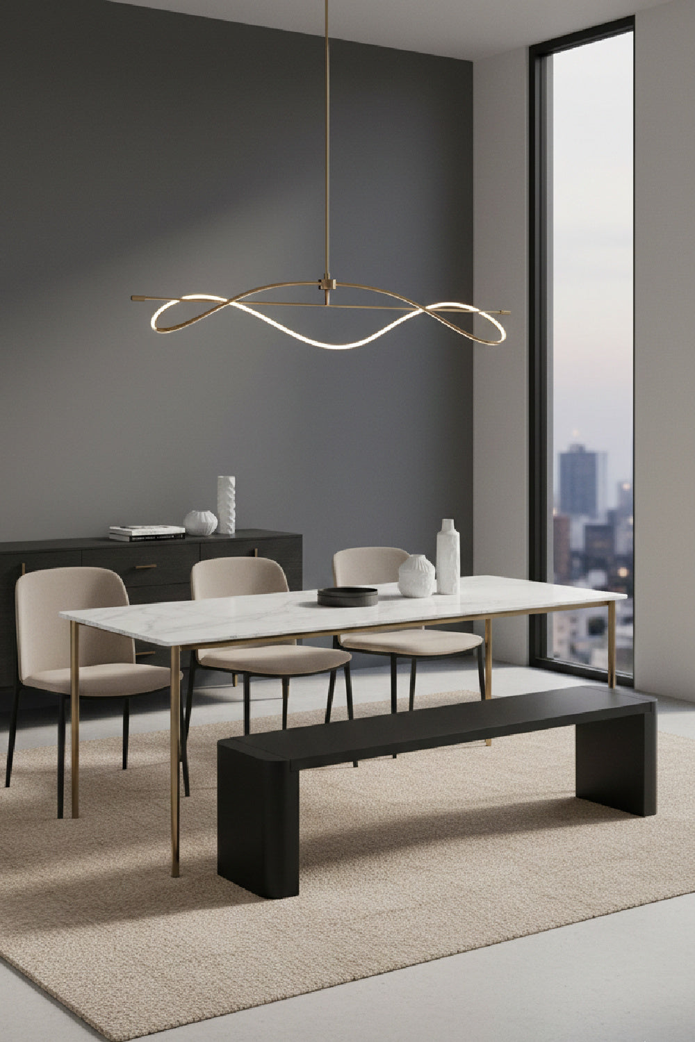 Modern European furniture - Solid Oak Dining Bench L - www.oroa.com | Oroa.com