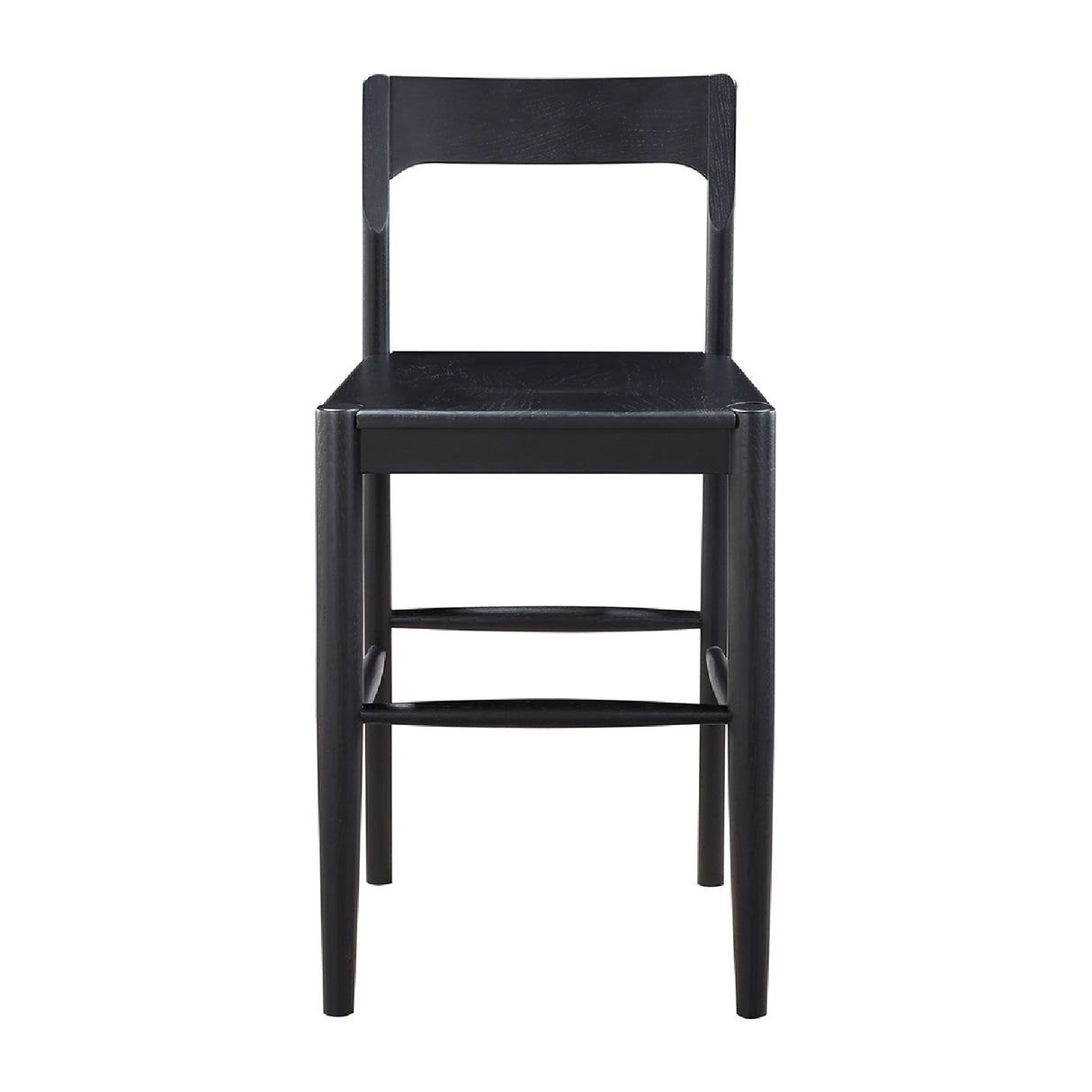 Modern European furniture - Solid Wood Open-Back Counter Stool - www.oroa.com | Oroa.com