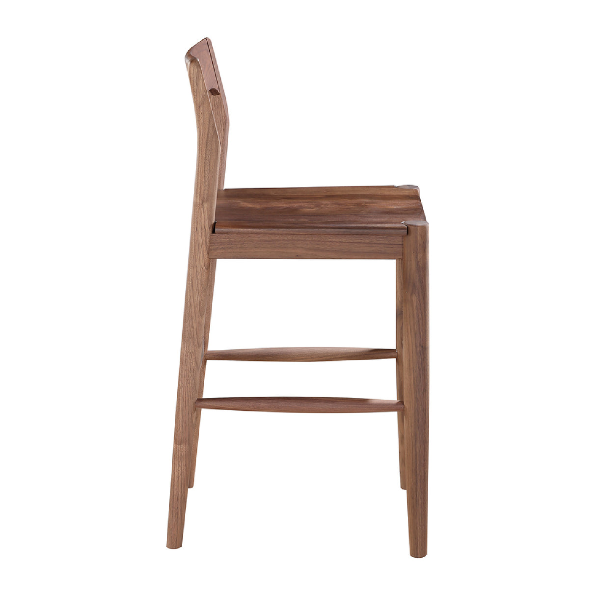 Modern European furniture - Solid Wood Open-Back Counter Stool - www.oroa.com | Oroa.com