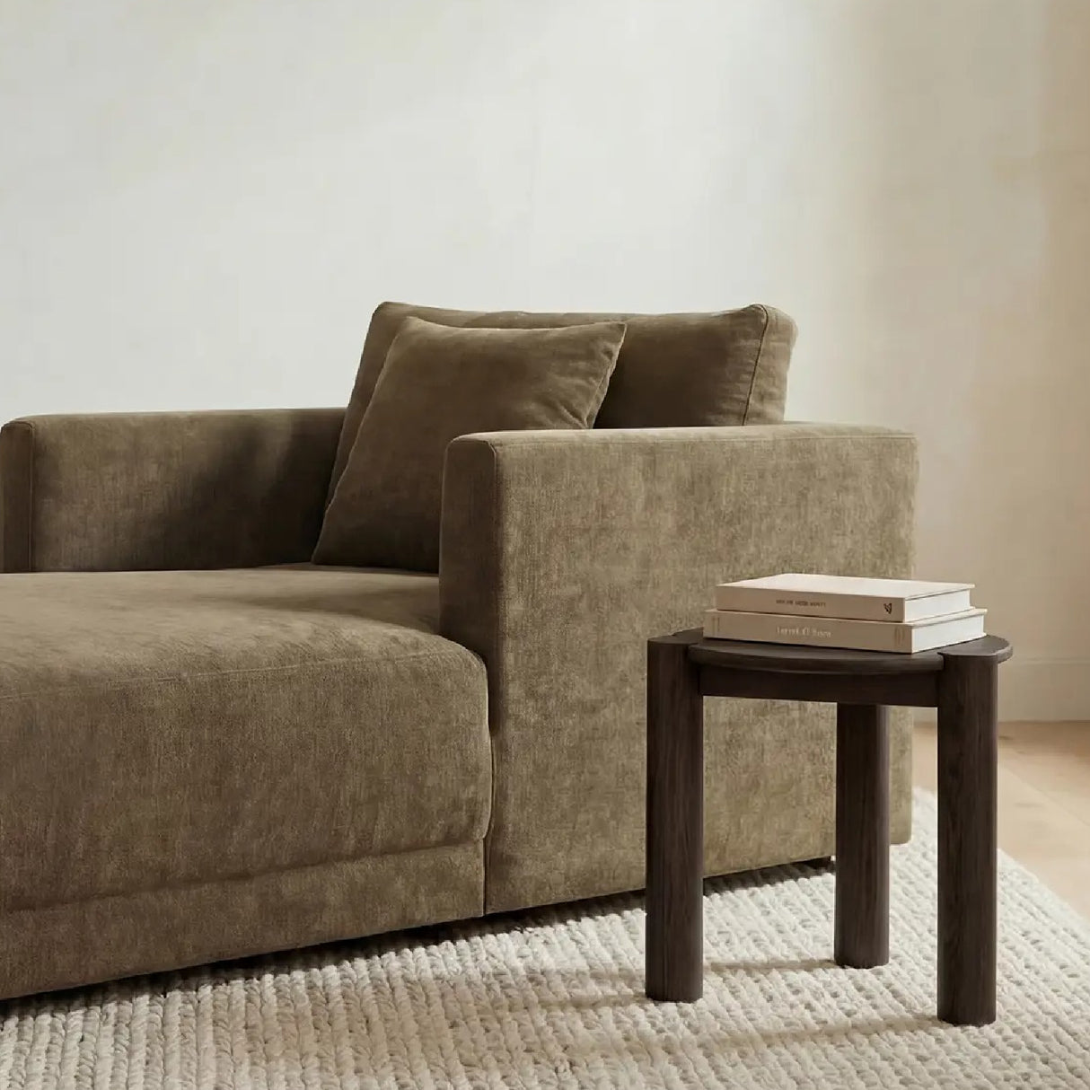 Modern European furniture - 3-Legged Solid Oak Side Table - www.oroa.com | Oroa.com